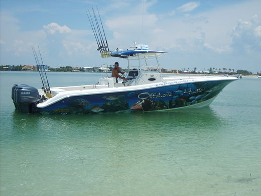 Florida deep sea fishing Boat